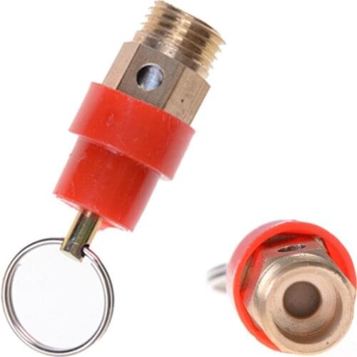 1PC 1/4'' 8KG BSP Air Compressor Safety Release Valve 120PSI Pressure Relief Regulator