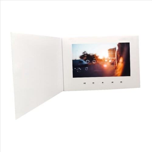 7 Inch New Video Brochure Cards for Presentations Digital Advertising Player 7 Inch Screen Video Greeting