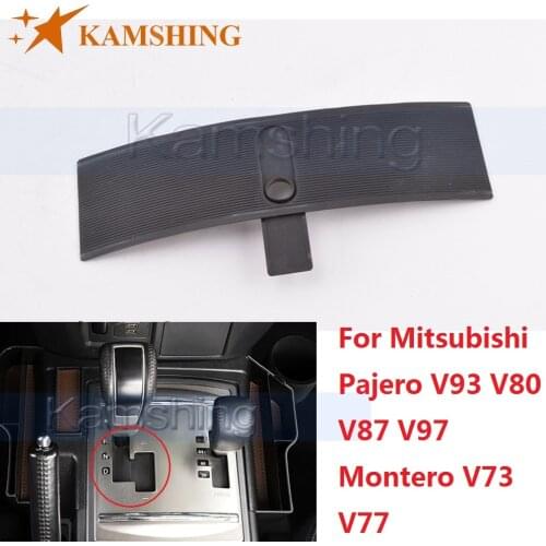 CAPQX For Pajero V93 V80 V87 V97 Montero V73 V77 Car Gear Selector Console Blind Dust Proof Lid AT Gear box Shifter Rubber Cover