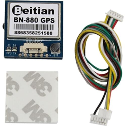 BN220 BN-880 GPS 3.0V-5.0V TTL level GNSS Module GPS GLONASS Dual GPS Module Antenna Built In FLASH For F3 F4 F7 FPV Drones