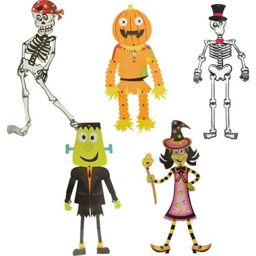 Halloween Paper Pendant Shop Home Decoration Props Halloween Atmosphere Decorations