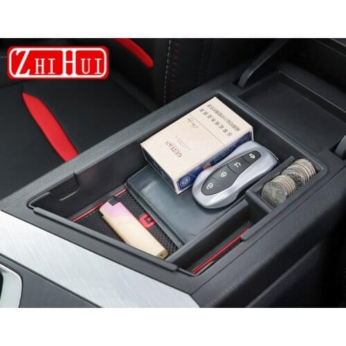 For Geely Tugella Xingyue FY11 2019-2021 Car Center Console Organizer Storage Interior Armrest Storage Box Accessories For LHD