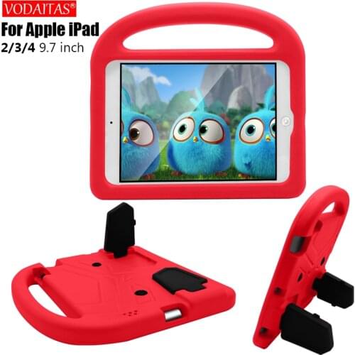 Case for iPad 2 case, iPad 3 case, iPad 4 ,case 9.7" Cute cartoon Shock Proof full body cover for kids stand tablet cover case