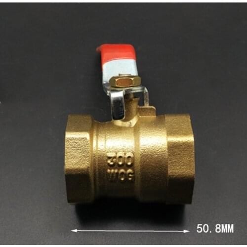 DN25 1" BSP Female Small-Body Brass Ball Valve Water Gas With Handle