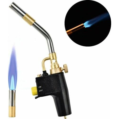 Gas Brazing Torch Portable Propane Gas Welding Torches Plumbing Blow Torch for Steel Copper Braze Soldering Welding Torch Tools