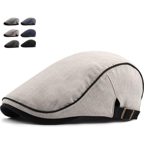 Fashion Summer Beret Caps For Men Women Cotton Visors Sun Hat Outdoor Mens Flat Caps Adjustable Berets Casquette Boina Caps