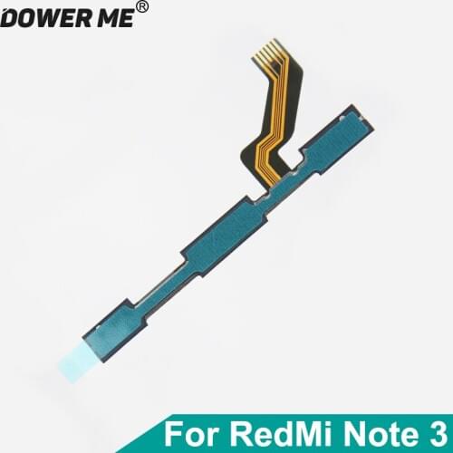 Dower Me Power Button On/Off Volume Switch Connector Ribbon Flex Cable For Xiaomi RedMi Note 3