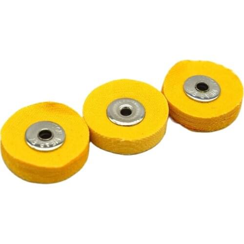 50PCS 22mm Round Cloth Polishing Wheels Jewelry Metal Micro-Electronic Dremel Accessories