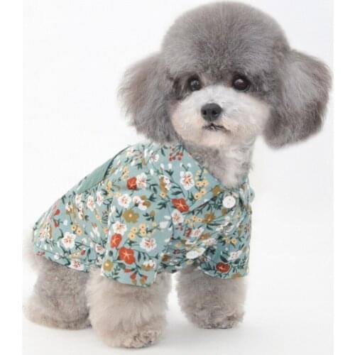 Pet Summer Clothes Puppy Small Dog Clothing Jumpsuit Shirt Overalls Yorkshire Pomeranian Shih Tzu Poodle Bichon Costume Outfits