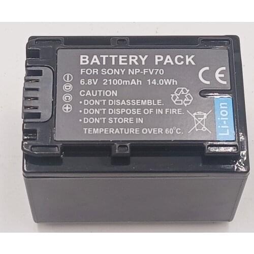 LPD 7.4v 2500mah 100% new brand Replacement Camera Battery For Sony HDR-PJ675 HDR-CX450 NP-FV30 NP-FV50 NP-FV70 NP-FV100 NP-FH60