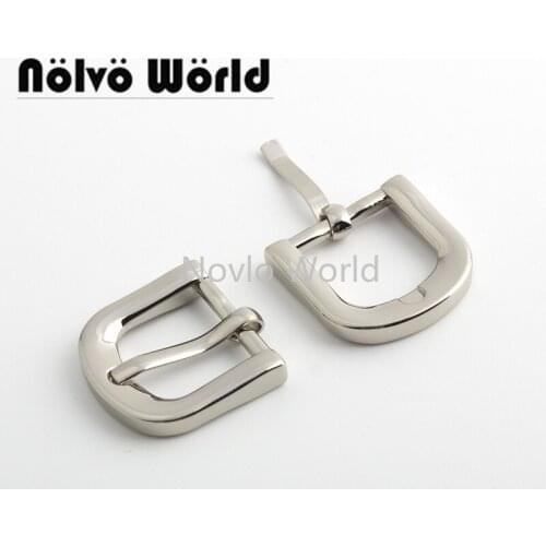 Nolvo World 10-50 pieces 16mm 20mm 5 colors metal buckles for shoes bulk belt buckles bag accessories
