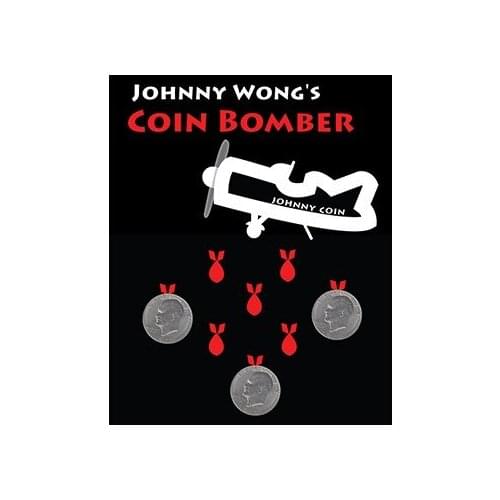 Coin Bomber Magic (Super Morgan Coin Version) Magic Tricks Coin Appearing/Disappearing Magie Mentalism Close Up Illusion Comedy