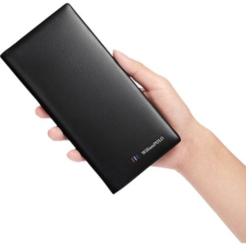 WILLIAMPOLO 2021new Wallet Mens Short Leather Multi-Card Position Simple Wallet Thin Wallet Card Case Business wallet
