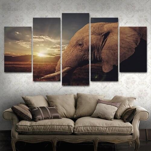 Op de muur HD print olieverf modulaire foto Scenery poster kind room decor woondecoratie 5 stks canvas art z109