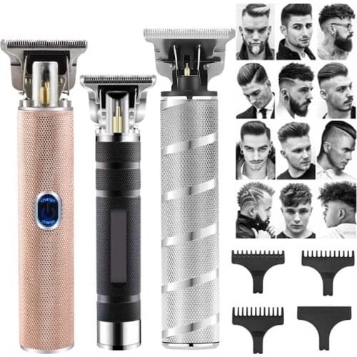 Rechargeable Beard Hair Cutter Professional Shaver Haircut Style Man Hair Cutting Machine Electric Hair Clipper USB Hair Trimmer
