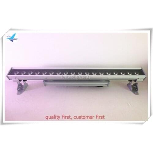 20pcs/lot Stage Light Wall Washer Lamp 18x18w 6IN1 RGBWA UV LED Washer IP65 Bar Flood Light Outdoor Wall Washer Light