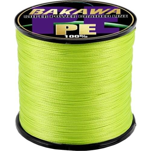 BAKAWA 300M 4 Strands Super Strong Braided Fishing Lines PE Multifilament For Carp Wire Rope Cord Pesca