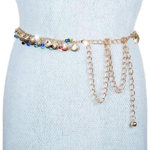 NEW ARRIVED FASHION WOMEN BELT personality fashion elegance water hammer pendant waist chain BELT BL1823