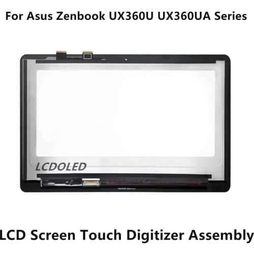 13.3'' For Asus Zenbook UX360U UX360UA Series Full LCD Screen Display + Touch Digitizer Glass Assembly B133HAN02.7 LP133QD1.SPB2