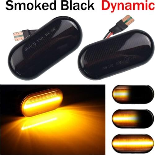 2Pcs Dynamic LED Side Marker Light Turn Signal Light Side Repeater Panel Lamp For Nissan Qashqai J10 350z Z33 Navara D40 Micra C