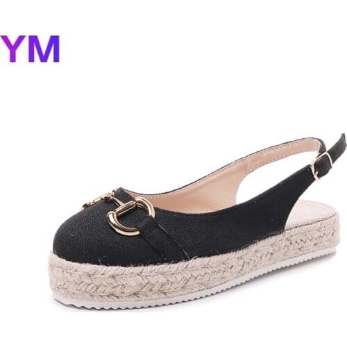 2021 New Women Sandals Soft Stitching Ladies Sandals Comfortable Flat Slingback Sandals Women Open Toe Shoes Sandalias De Mujer