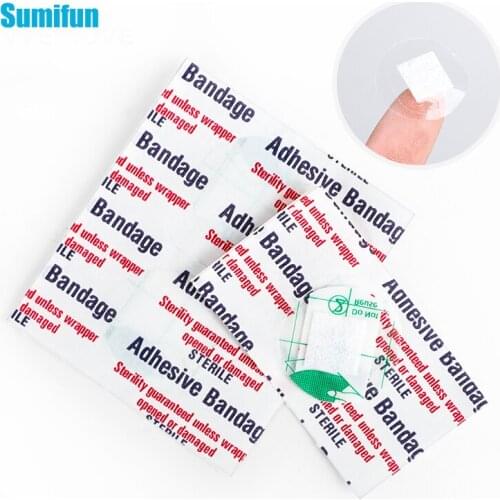 50Pcs Transparent Band-Aids Waterproof Breathable Cushion Adhesive Plaster Wound Hemostasis Sticker Band First Aid Bandage C2035