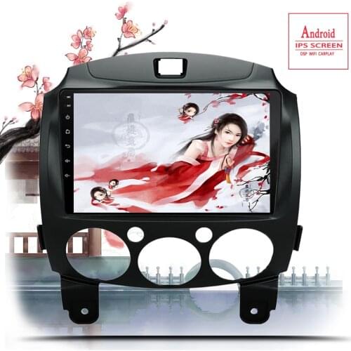 9 inch Android 10.0 2 Din Dvd Car Multimedia Video Player for Mazda 2 2007-2014 2din Autoradio GPS Navigation Stereo Radio Wifi