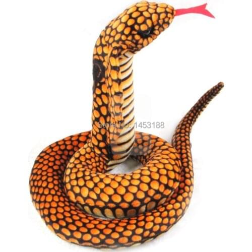 Free shipping110cm cobra/snake Plush Stuffed Animals Doll Soft Toy Novel Gift