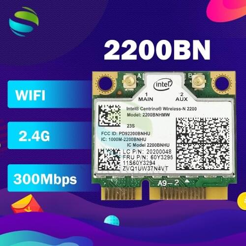 Wireless-N 2200 2200BN 2200BNHMW FRU:60Y3294 for Intel Half Mini PCI-e Wireless Card for IBM L330 L430 L530 T530 W530 K29 t430