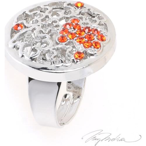 Кольца с кристаллами CREADIVA China At AliExpress