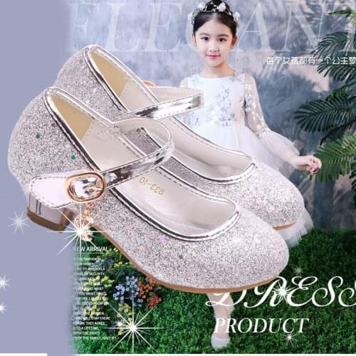 Autumn New Kids Leather Shoes Princess Sweet Dance Performance Shoes For Girls Shoes Flats Breathable Lightweight Casual Shoes