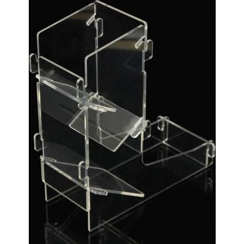 DND Acrylic Transparent Dice Tower DIY Board Game RPG Rolling Tower MTG Games Drop Shipping