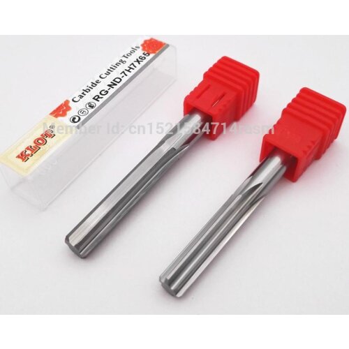KLOT Solid Carbide Chucking Machine Reamer 3mm-12mm H7 Straight Flute HRC55