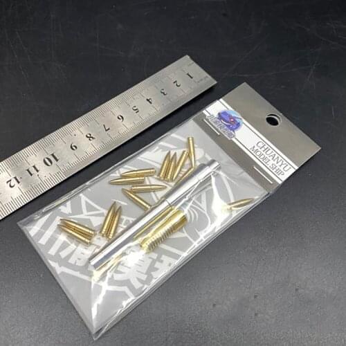 Metal Retractor Barrel + Shell Muzzle Brake Barrel Kits for 1/35 Tamiya 35303 JSU-152 Tank Model Accessories