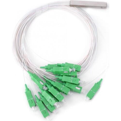 Micro Fiber Optic Splitter 1x16 0.9SM SC/APC PLC Type Optical Splitter 1260-1650nm
