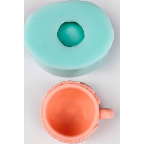 PRZY 3D Cup Mould Silicone Sweater Coffee Cup Soap Molds Fondant Soap Molds Handmade Mold Clay Resin Candle Mould