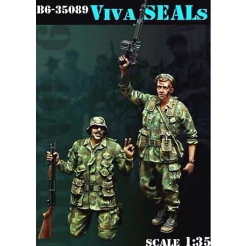 U.S. resin soldiers, two soldiers returning from the Vietnam War 1：35