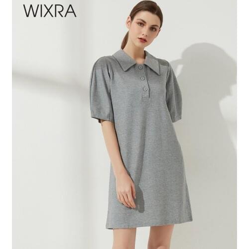 Wixra Solid Summer Dresses