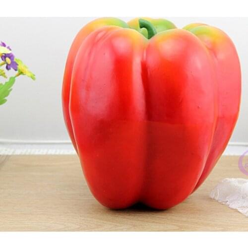 050 Super-large Simulated Red Pepper/Fake Vegetable large Projects Photographic Vegetable Projects 18*17cm