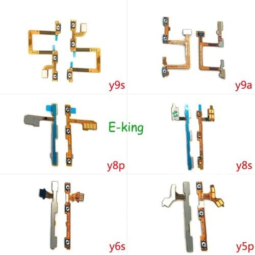 10PCS For Huawei Y5P Y8P Y6S Y8S Y9S Y9A Power On Off Volume Switch Side Button Key Flex Cable