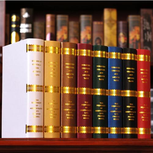 10PC Book European simulation Photography study bookcase props simulation Fake mode box 0543 book decoration