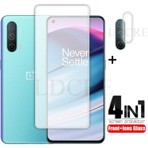 2Pcs For OnePlus Nord CE 5G Glass Tempered Clear glass For OnePlus Nord CE 5G Screen ProtectorFor OnePlus Nord CE 5G Camera Lens