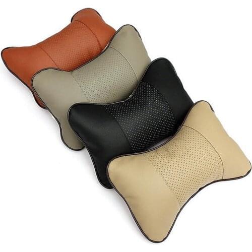 2PCS Breathe Car Auto Seat Head Neck Rest Cushion Head Rest Pillow Pad Headrest Cover Car Accessories Interior