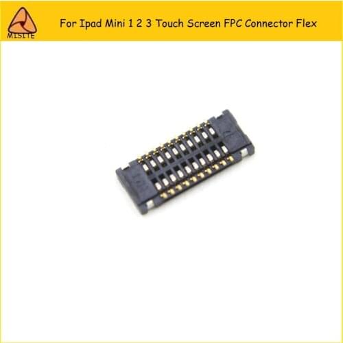 50PCS/LOT Touch Screen FPC Connector for iPad mini 1 2 3 A1432 Digitizer FPC on Logic board Plug Board Flex Cable Wholesale