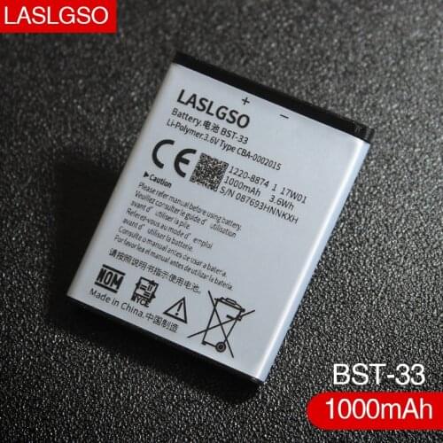 100% Good Quality 3.7V BST-33 Battery For Sony Ericsson K530 K550 K630 K660i K790 K790i K800 K800i K810 K810i 1000mAh