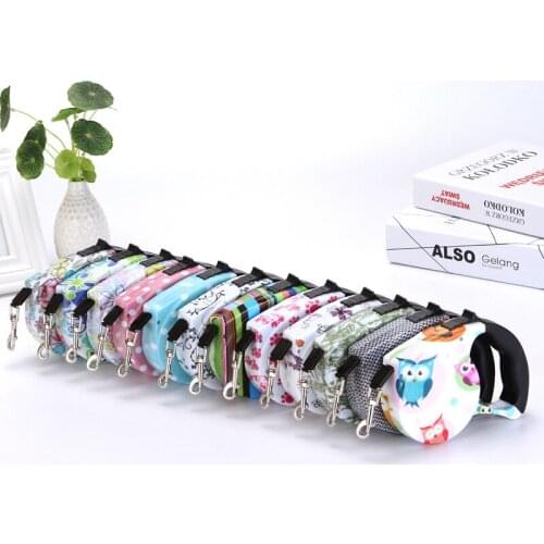 5M Pet Automatic Extending Dog Leash Lead Extending Puppy Walking Running For Small Medium Dogs Pet Supplies correa perro