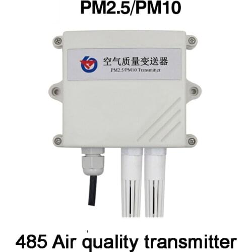 PM2.5/PM10 Sensor 0-10V/4-20MA/RS485 modbus Particle detection sensor transmitter 10-30V 0-1000ug/cubic meter 485 Air quality