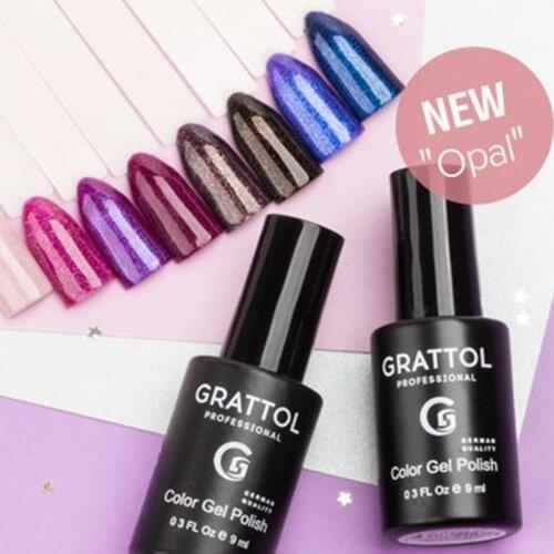 GRATTOL Professional Gel Polish UV LED Opal Gel Varnish Semi Permanent Vernis 9ml Soak Off Nail Art UV Gel ART Nail Polish