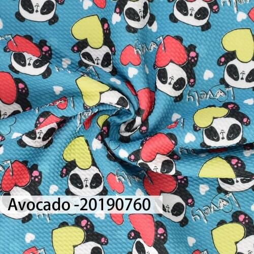 Huangtao Diy 50X150cm Printing Panda Cartoon Character Pattern Fashion Liverpool Bullet Fabric No MOQ Polyester Fabric