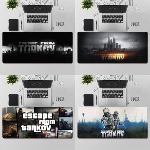 Gaming Mouse Pad Large Mouse Pad PC Gamer Computer Mouse Mat Big Mousepad Keyboard Desk Mat Escape From Tarkov XXL Mause Pad